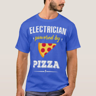 PizzaTShirtを搭載した電気技師 Tシャツ