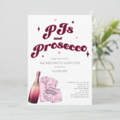PJとProsecco Pajamasバチェロレッテ 招待状 (スタンド正面)