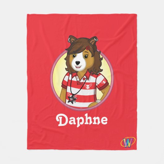 PJのコリー フリースブランケット (正面)