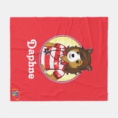 PJのコリー フリースブランケット (正面(横))