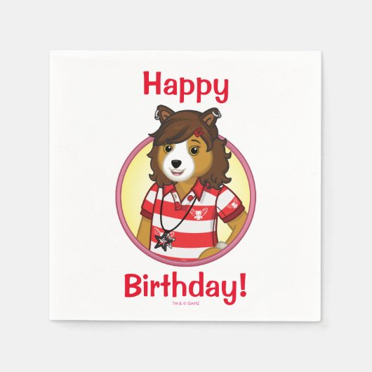 PJコリー スタンダードカクテルナプキン (正面)