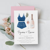 PJモダンとプロセッコブライダルシャワー 招待状