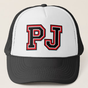 'PJ'モノグラム キャップ