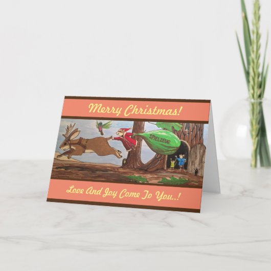 PJ McMouseのクリスマスカード! シーズンカード (正面)