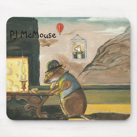 PJ McMouseのマウスパッド マウスパッド (正面)