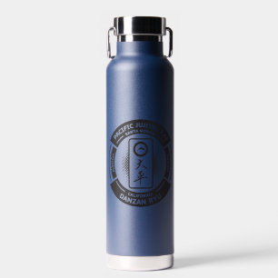PJK絶縁ボトル/青の黒のロゴ ウォーターボトル