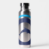 PJK 真空断熱 650ml ボトル / イルカ カット (左面)