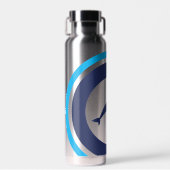 PJK 真空断熱 650ml ボトル / イルカ カット (正面)
