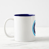 PJK 11oz Mug / dolphin logo / blue inside ツートーンマグカップ (左)