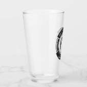 PJK 16oz ガラス / 黒ロゴ タンブラーグラス (右)
