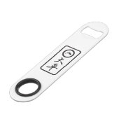 PJK Bottle Opener / kanji & dolphin スピード栓抜き (正面アングル)