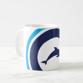 PJK Mug 11oz / dolphin logo cropped コーヒーマグカップ (正面左)