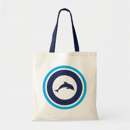 PJK Tote Bag / Dolphin & Kanji Design トートバッグ