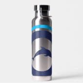 PJK Vacuum Insulated 22oz Bottle / dolphin cropped ウォーターボトル (左面)