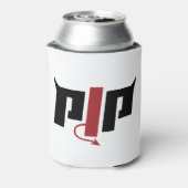 PJP モンスターロゴ - Pierce Jackson Productions グッズ 缶クーラー (缶裏面)
