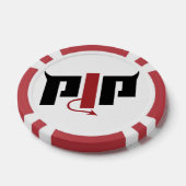 PJP Horn Logo - Pierce Jackson Productions Merch ポーカーチップ (シングル)