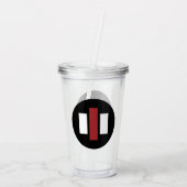 PJP Logo - Pierce Jackson Productions Merch アクリルタンブラー (裏面)