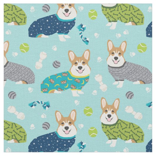 pjsのコルギ ファブリック (クローズアップ)