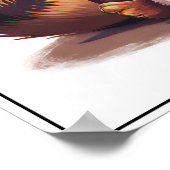 PJsポスターのかわいい漫画ムーディキャット ポスター (角)