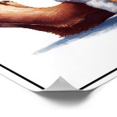 PJsポスターのかわいい漫画ムーディドッグ ポスター (角)