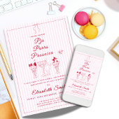 PJs, Purrs & Prosecco 猫パジャマパーティー招待状 招待状