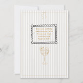 PJs, Purrs & Prosecco Cat Pajamaパーティの招待状 招待状 (裏面)