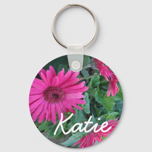 Pkガーベラkeychainカスタマイズ- キーホルダー (正面)
