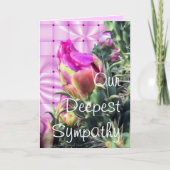 Pkサボテン開花-カスタマイズ任意の大事な行事用 カード (正面)