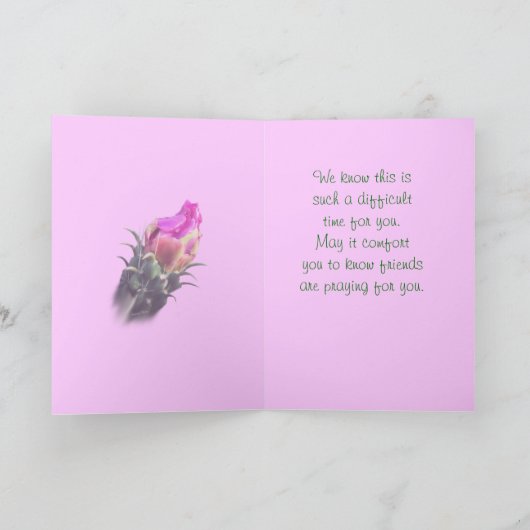 Pkサボテン開花-カスタマイズ任意の大事な行事用 カード (内部)