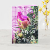 Pkサボテン開花-カスタマイズ任意の大事な行事用 カード (黄色い花)