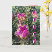 PKCactus-any大事な行事 カード (黄色い花)