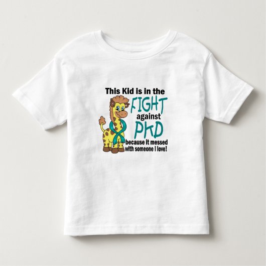PKDに対する戦いの子供 トドラーTシャツ (正面)