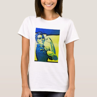 PKDの戦士の女性-認識度のレトロの入れ墨のおもしろい Tシャツ