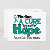 PKD多嚢胞性腎疾患の希望5 ポストカード (正面/裏面)