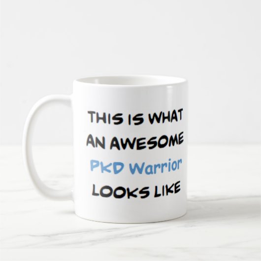 pkd warrior 素晴らし、 コーヒーマグカップ (左)