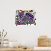 PL#314420 MarkyArtアーコンテンポラリートモダン ポスター (キッチン)