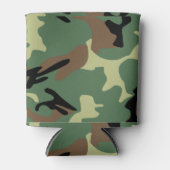 PLA中国のウッドランドカモフラージュ – 中国軍隊 缶クーラー (正面)