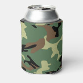 PLA中国のウッドランドカモフラージュ – 中国軍隊 缶クーラー (缶裏面)
