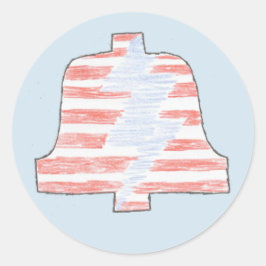 PLA鐘のステッカーを縞で飾ります ラウンドシール