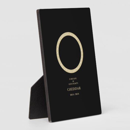 Placa con atril フォトプラーク (側面)