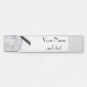 placa de nombre colgante estandar サインプレート (正面)