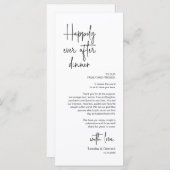 Place モダン Setting Dinnerパーティーサンキューカード プログラム (正面/裏面)