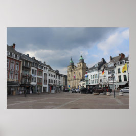Place Albert 1er, Malmedy, Belgium ポスター