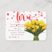 Place card プレイスカード (正面)