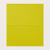 Place Card Floral Cross Christening Yellow (内部フラット)