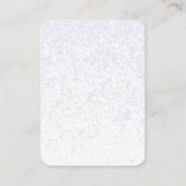 Place Cards Custom Printed Guest Seating | Elegant プレイスカード (裏面)