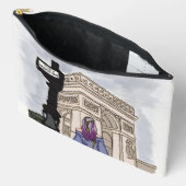 Place Charles de Gaulle Paris. アクセサリーポーチ (見開き)