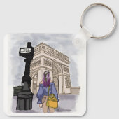 Place Charles de Gaulle Paris. キーホルダー (裏面)