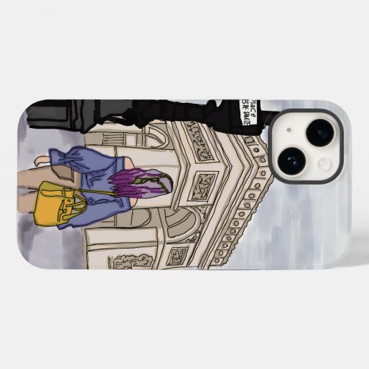 Place Charles de Gaulle Paris. Case-Mate iPhoneケース (裏面 (横))