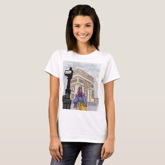 Place Charles de Gaulle Paris. Tシャツ (正面フル)